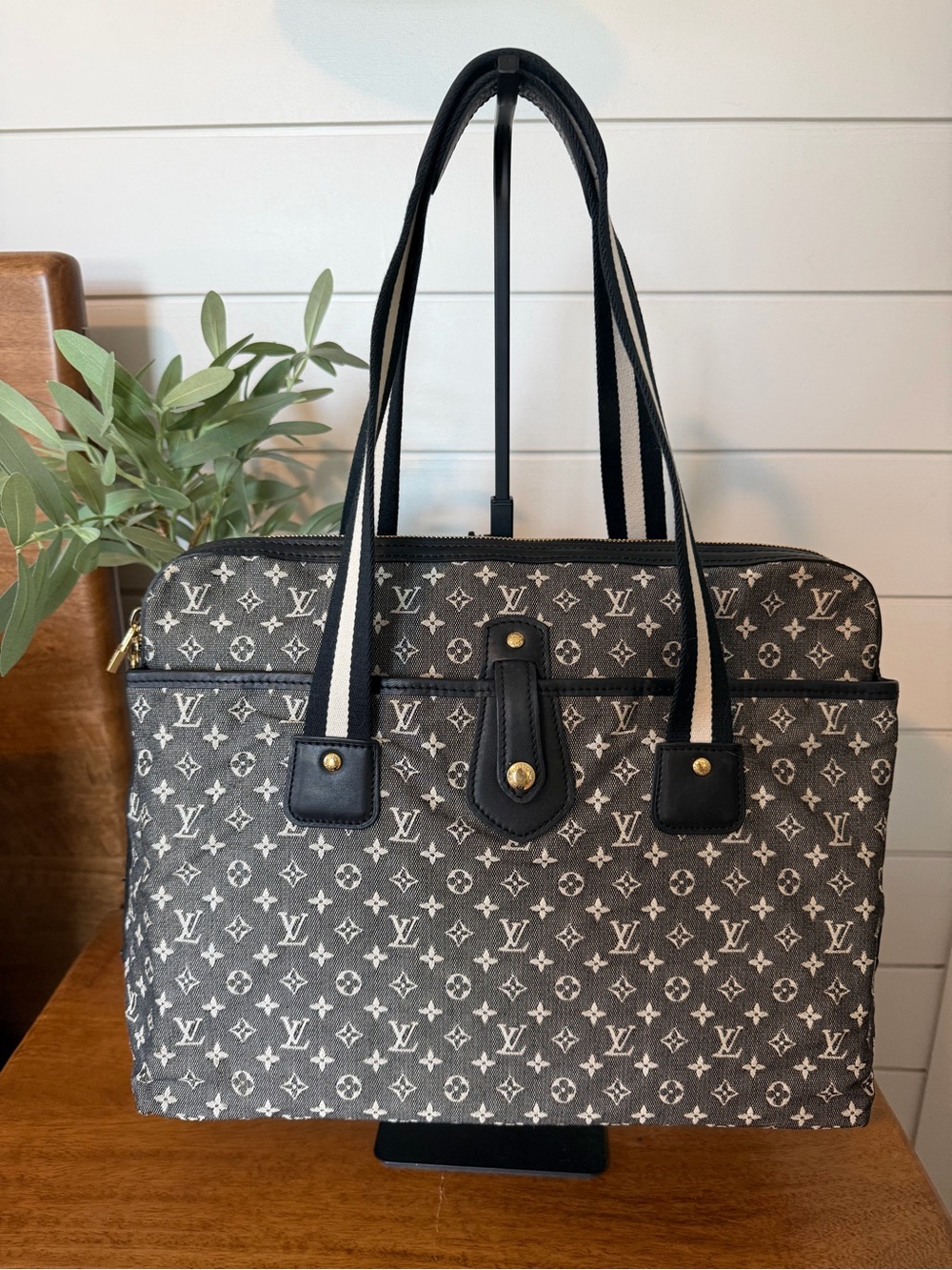 Louis Vuitton Vintage Mini Lin Mary Kate Monogram Canvas Tote